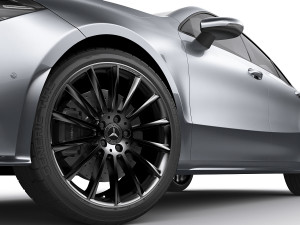 mercedes cla 2020 amg package 3D Model