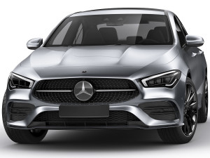 mercedes cla 2020 amg package 3D Model