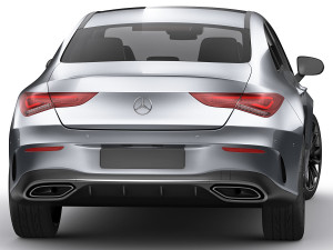 mercedes cla 2020 amg package 3D Model