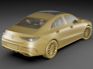 mercedes cla 2020 amg package 3D Model