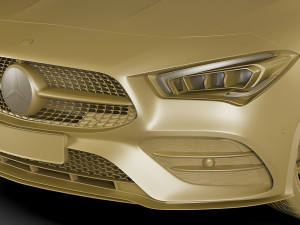 mercedes cla 2020 amg package 3D Model