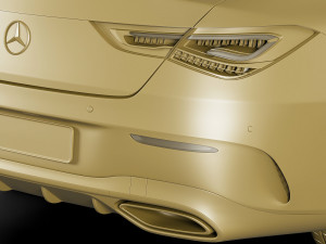 mercedes cla 2020 amg package 3D Model