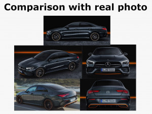 mercedes cla 2020 amg package 3D Model