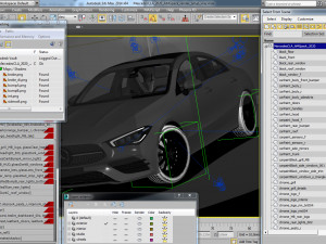 mercedes cla 2020 amg package 3D Model