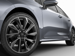 toyota corolla sedan eu 2019 3D Модель