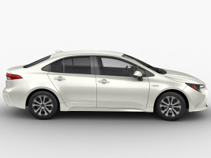 toyota corolla sedan us hybrid 2020 Modèle 3D