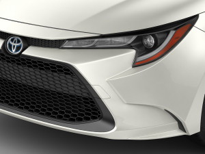 toyota corolla sedan us hybrid 2020 Modèle 3D