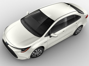 toyota corolla sedan us hybrid 2020 Modèle 3D