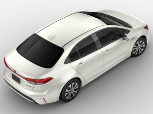 toyota corolla sedan us hybrid 2020 Modèle 3D