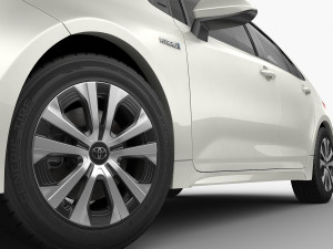 toyota corolla sedan us hybrid 2020 Modèle 3D
