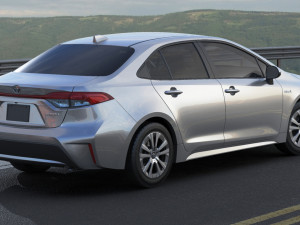 toyota corolla sedan us hybrid 2020 Modèle 3D