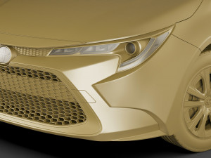toyota corolla sedan us hybrid 2020 Modèle 3D