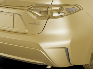 toyota corolla sedan us hybrid 2020 Modèle 3D