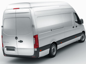 mercedes sprinter 2018 long l3h2 l3h3 and l2h3 3D in 3DExport