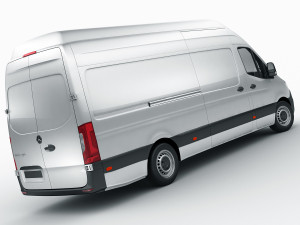 mercedes sprinter 2018 long l3h2 l3h3 and l2h3 3D 模型