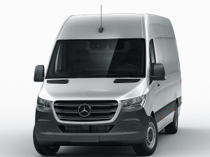 mercedes sprinter 2018 long l3h2 l3h3 and l2h3 3D 模型