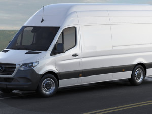 mercedes sprinter 2018 long l3h2 l3h3 and l2h3 3D 模型