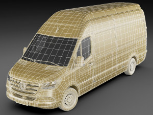 mercedes sprinter 2018 long l3h2 l3h3 and l2h3 3D 模型