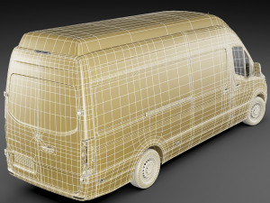 mercedes sprinter 2018 long l3h2 l3h3 and l2h3 3D 模型
