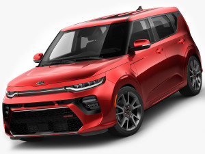 kia soul 2020 gt-line 3D Model