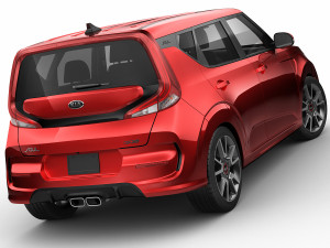kia soul 2020 gt-line 3D मॉडल
