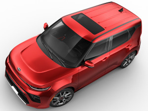 kia soul 2020 gt-line 3D मॉडल