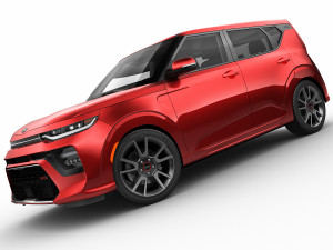 kia soul 2020 gt-line 3D मॉडल