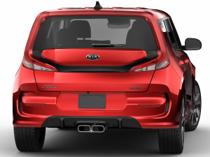 kia soul 2020 gt-line 3D मॉडल