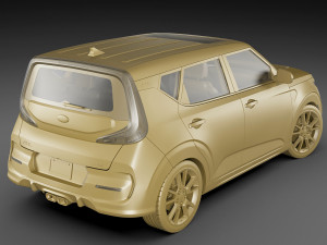 kia soul 2020 gt-line 3D मॉडल