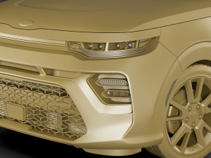 kia soul 2020 gt-line 3D मॉडल