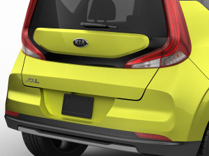 kia soul ev 2020 3D-Modell