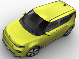 kia soul ev 2020 3D Model