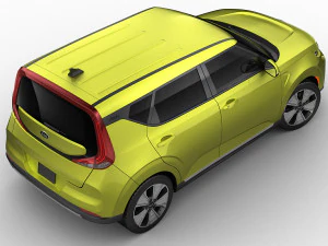 kia soul ev 2020 3D Model