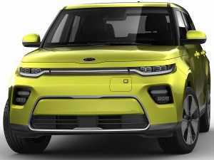 kia soul ev 2020 3D-Modell