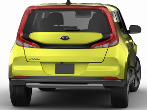 kia soul ev 2020 3D-Modell