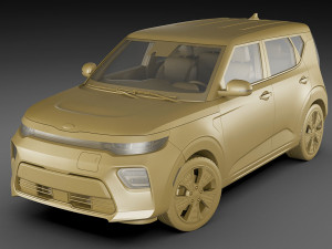 kia soul ev 2020 3D-Modell