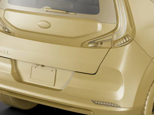 kia soul ev 2020 3D Model
