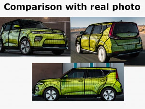 kia soul ev 2020 3D Model