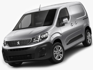 peugeot partner van 2019 Modelo 3D