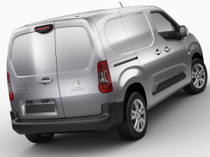 peugeot partner van 2019 3D Model