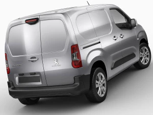 peugeot partner van 2019 3D Model