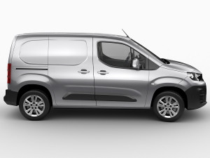 peugeot partner van 2019 3D Model