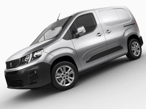 peugeot partner van 2019 3D Model
