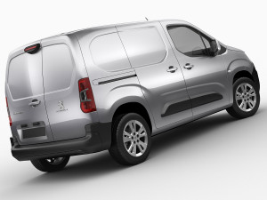peugeot partner van 2019 3D Model