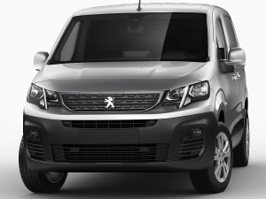 peugeot partner van 2019 3D Model