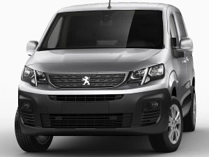 peugeot partner van 2019 3D Model