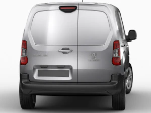peugeot partner van 2019 3D Model