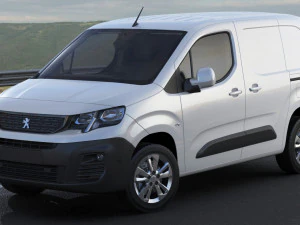 peugeot partner van 2019 3D Model