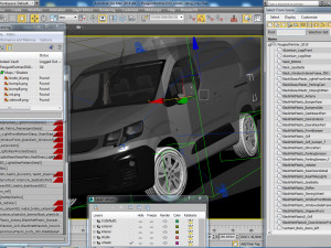 peugeot partner van 2019 3D Model