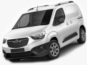 opel combo cargo 2019 3D Model
